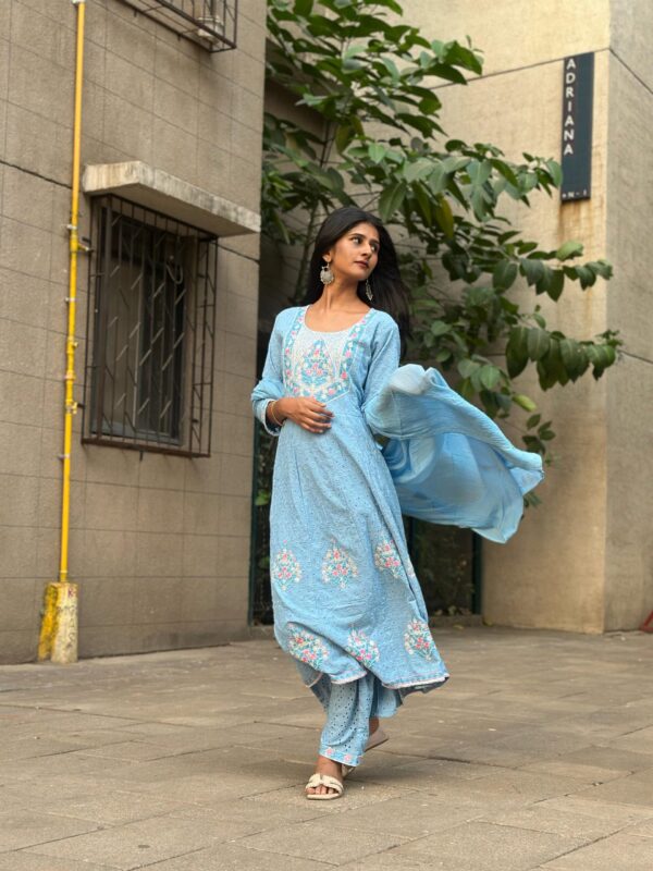 BLUE INDIAN TRADITIONAL Dress